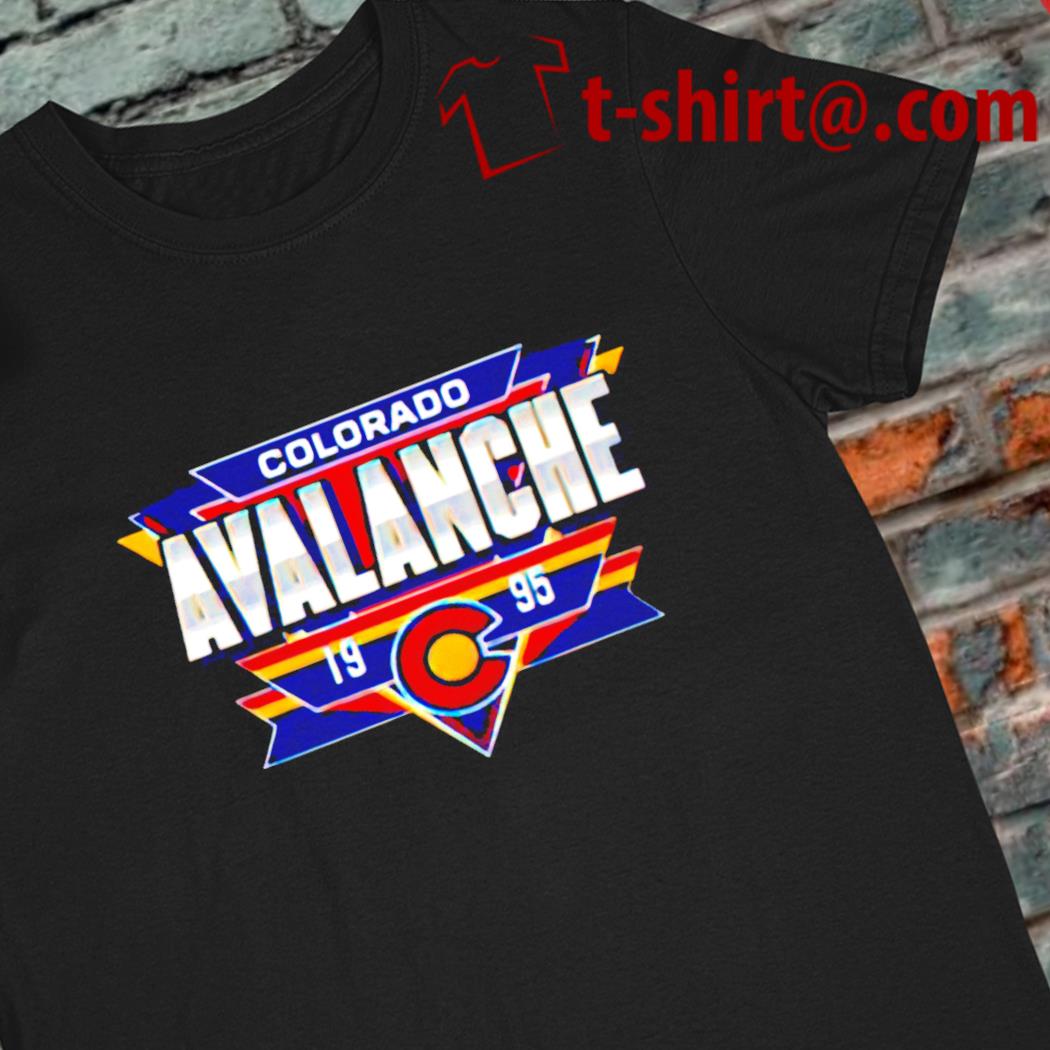 Colorado Avalanche 1995 logo T-shirt