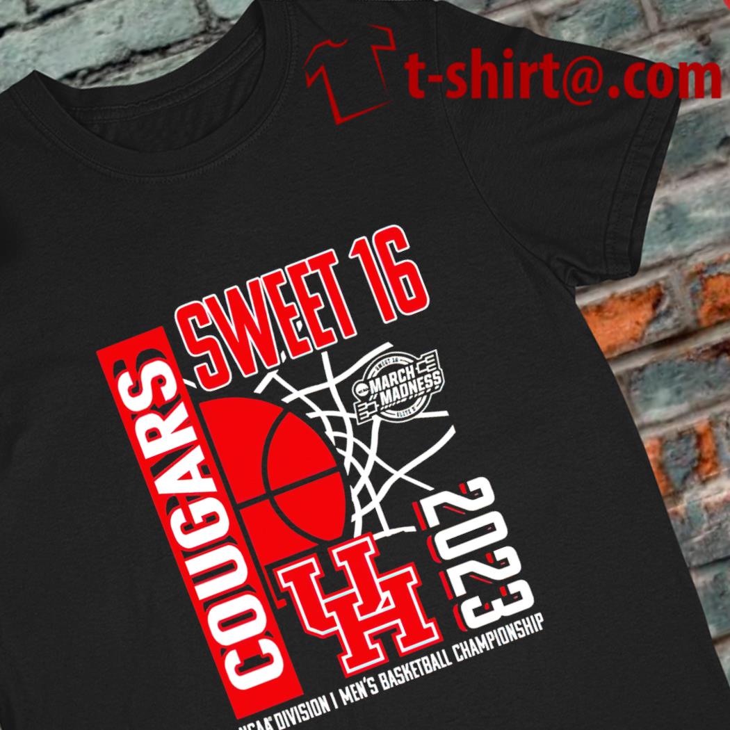 Houston Cougars Sweet 16 Ncaa Division I men's basketball Championship March Madness 2023 logo T-shirt