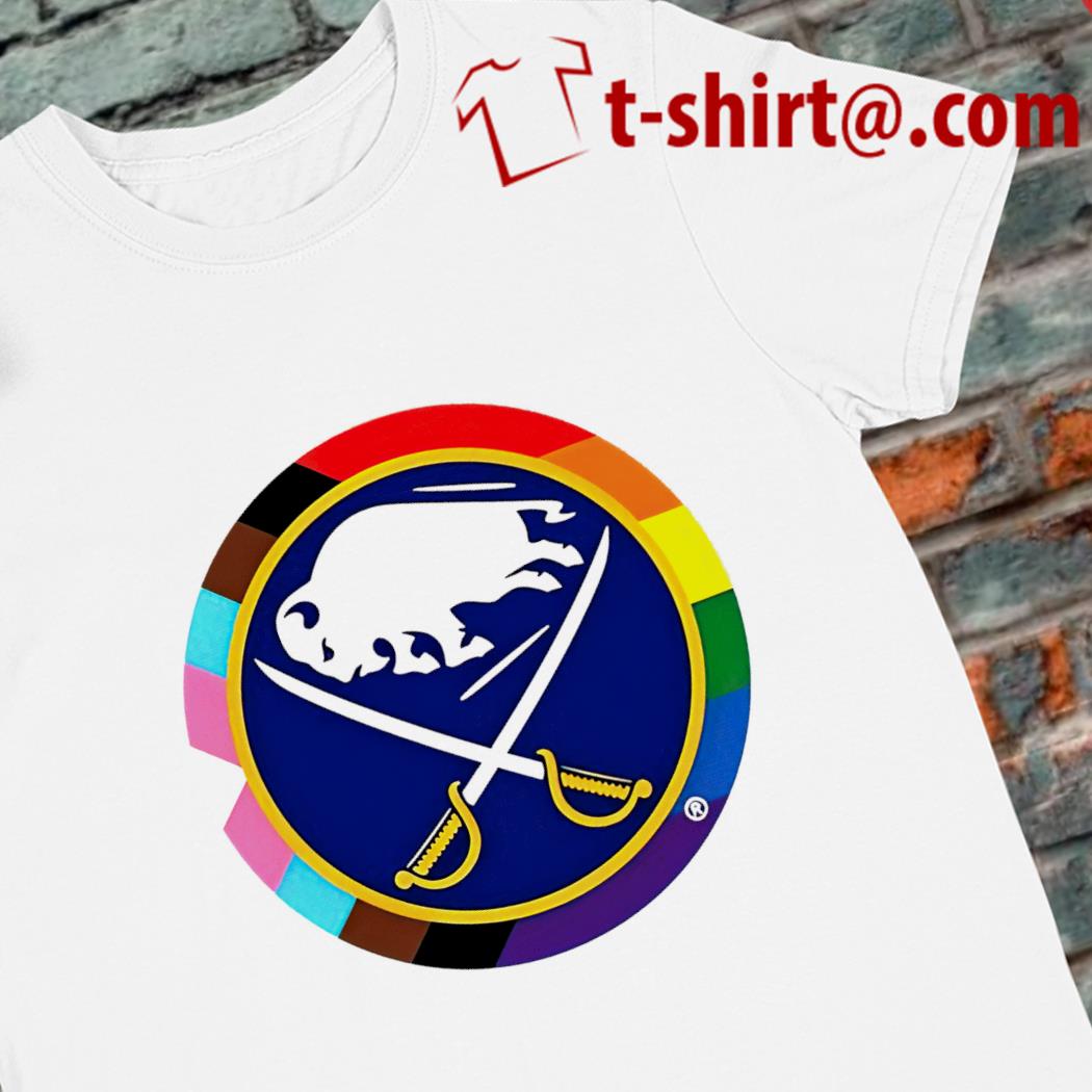 Pride Buffalo Sabres logo 2023 T-shirt