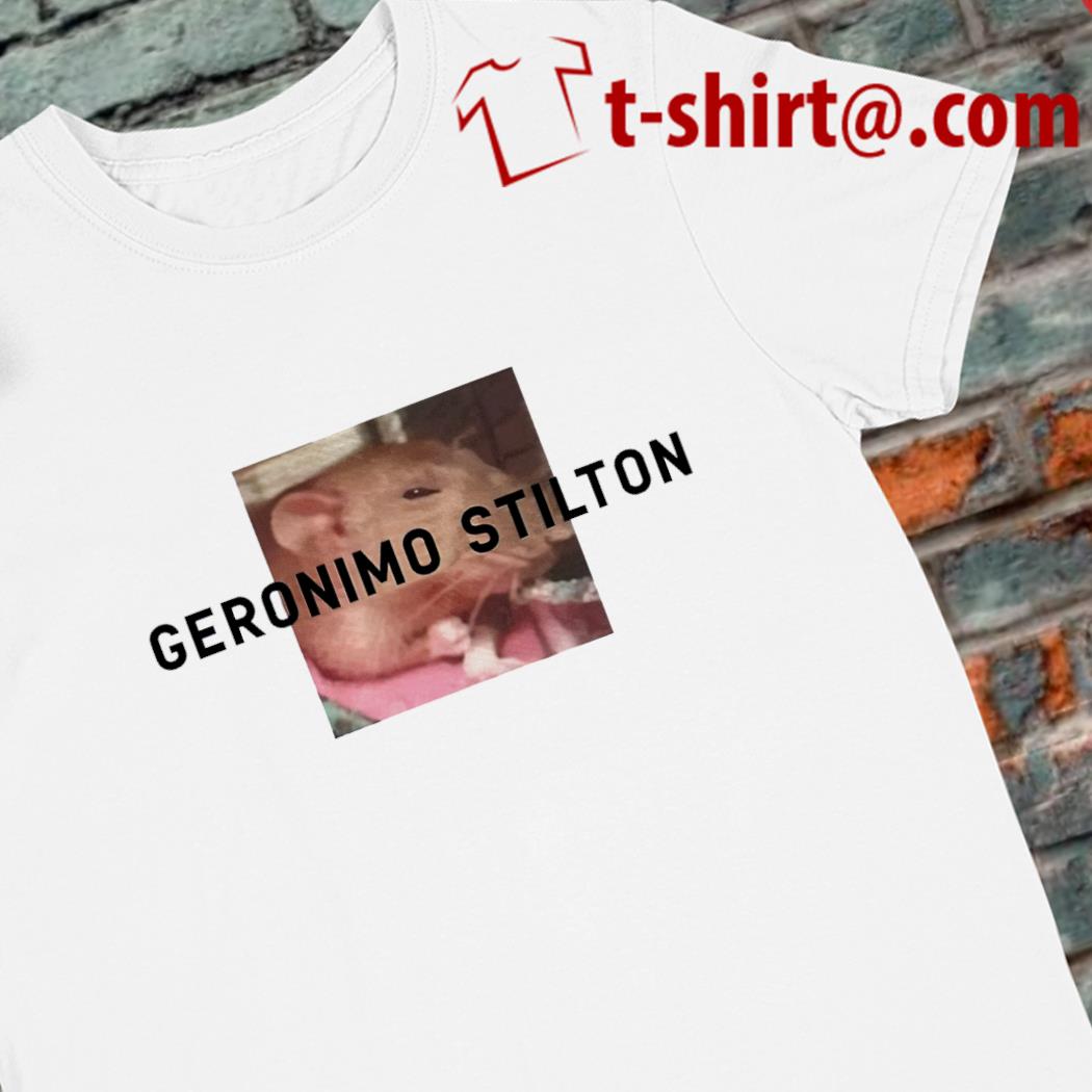 Rata Apretando El Puno Geronimo Stilton funny 2023 T-shirt