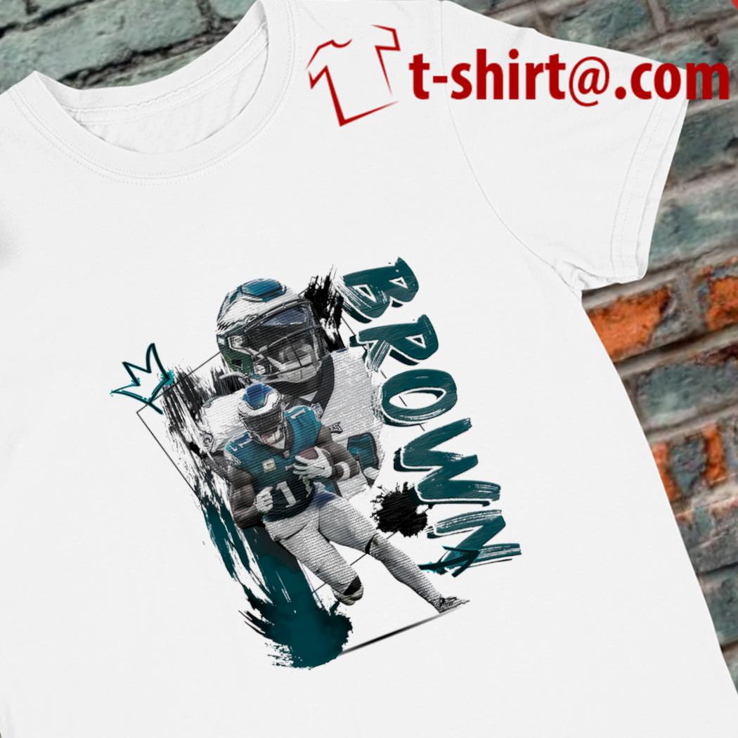Funny a.J. Brown number 11 Philadelphia Eagles football player pose poster 2024 shirt