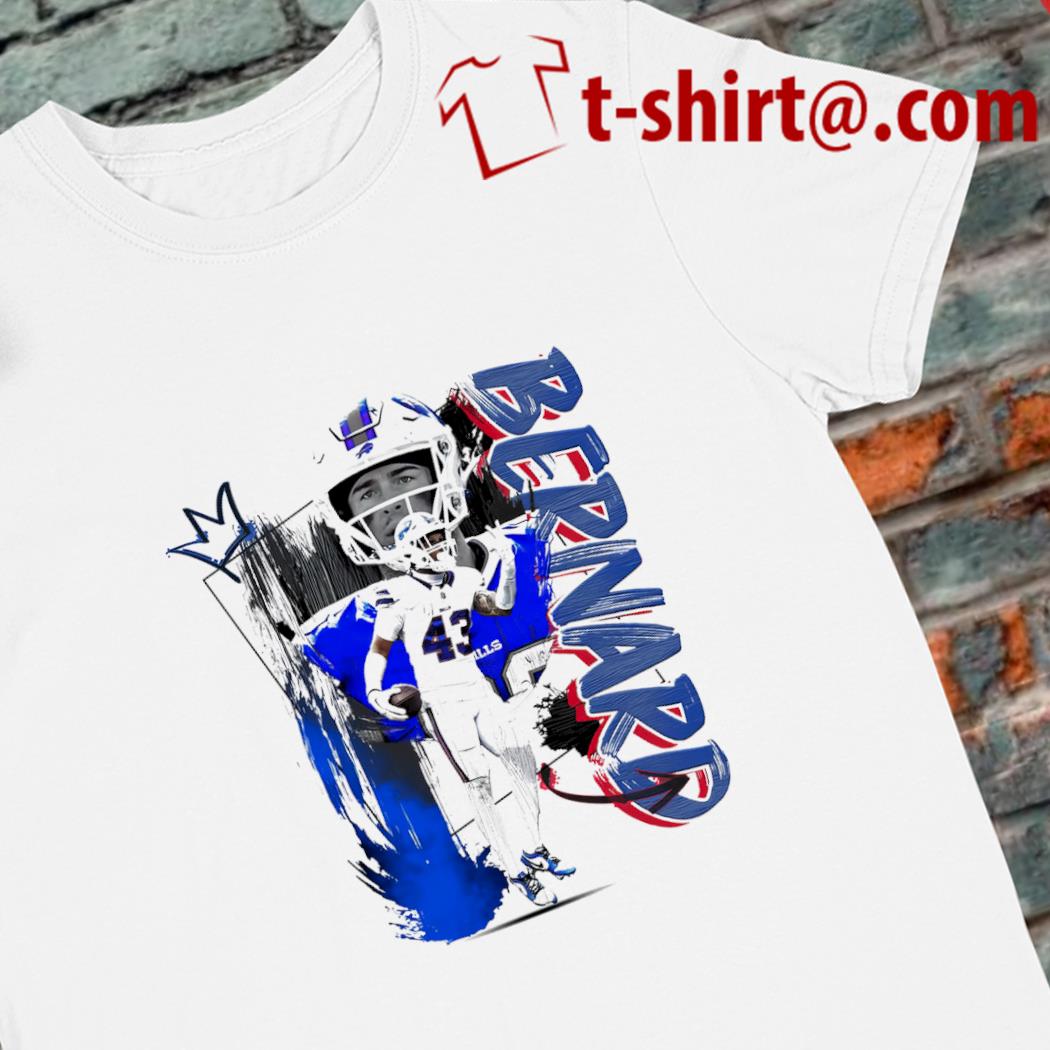 Funny terrel Bernard number 43 Buffalo Bills football player pose poster shirt