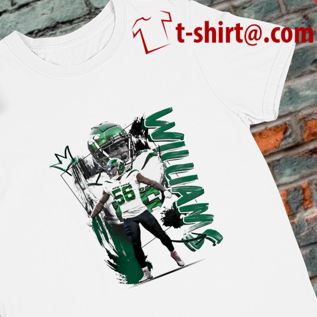 Nice quincy Williams number 56 New York Jets football player pose poster shirt
