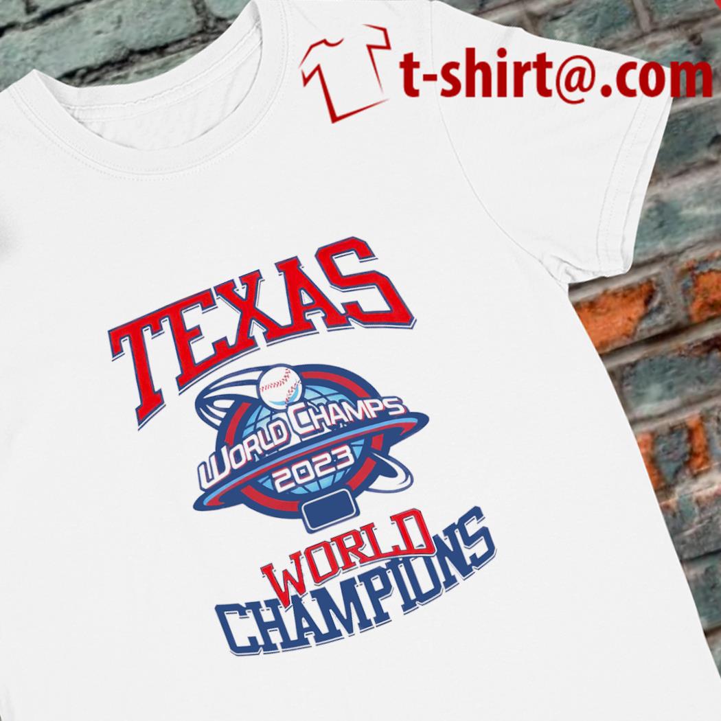 Official texas world Champs baseball 2023 world Champions logo shirt