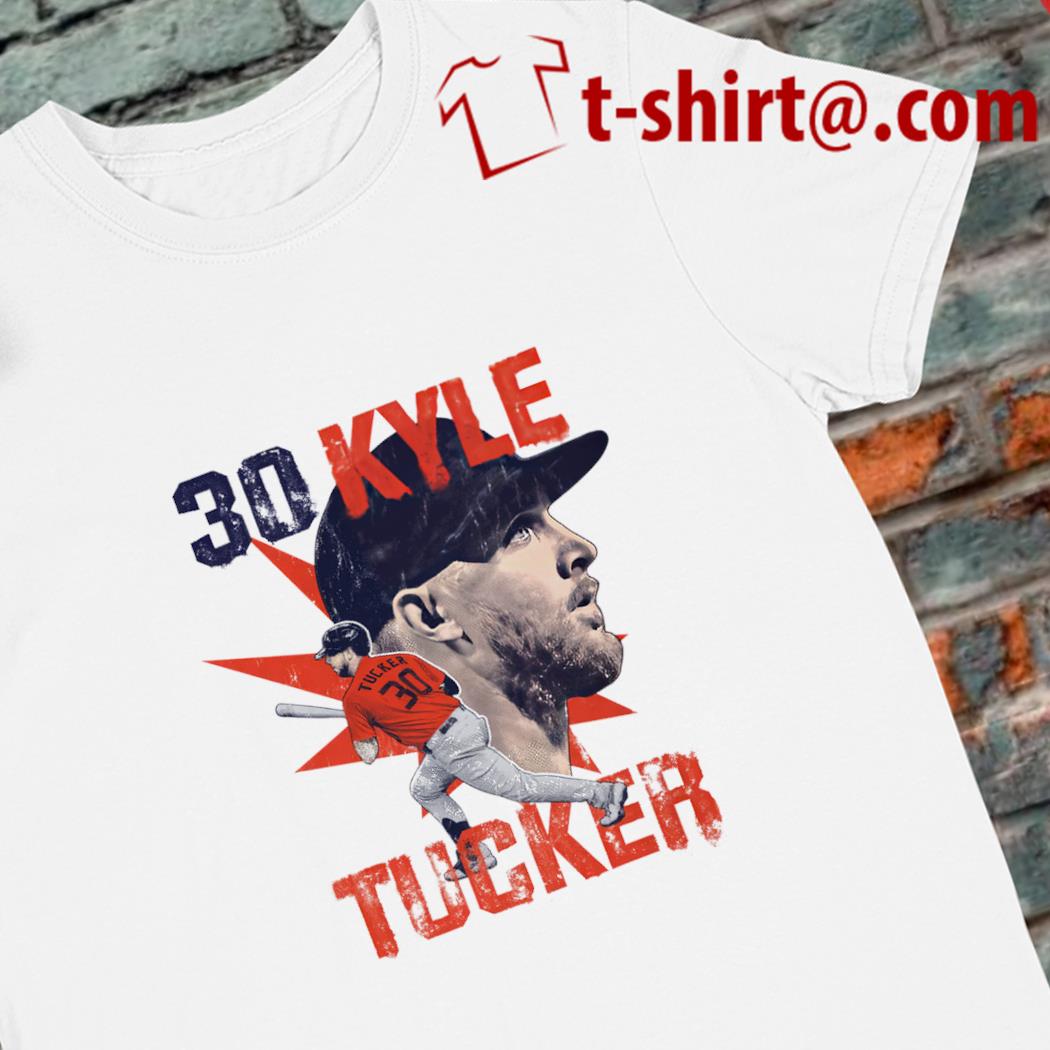 Premium houston Astros baseball 30 Kyle Tucker player name pose gift shirt