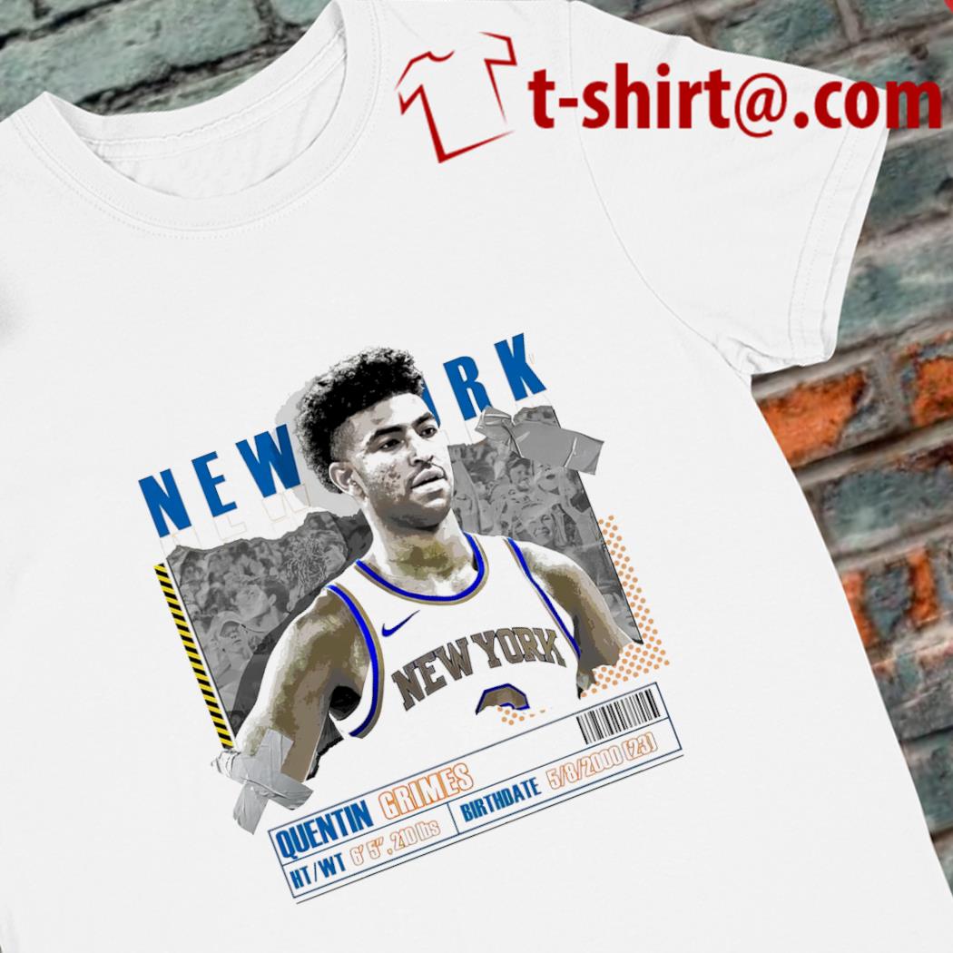 Premium quentin Grimes number 6 New York Knicks basketball player paper poster shirt