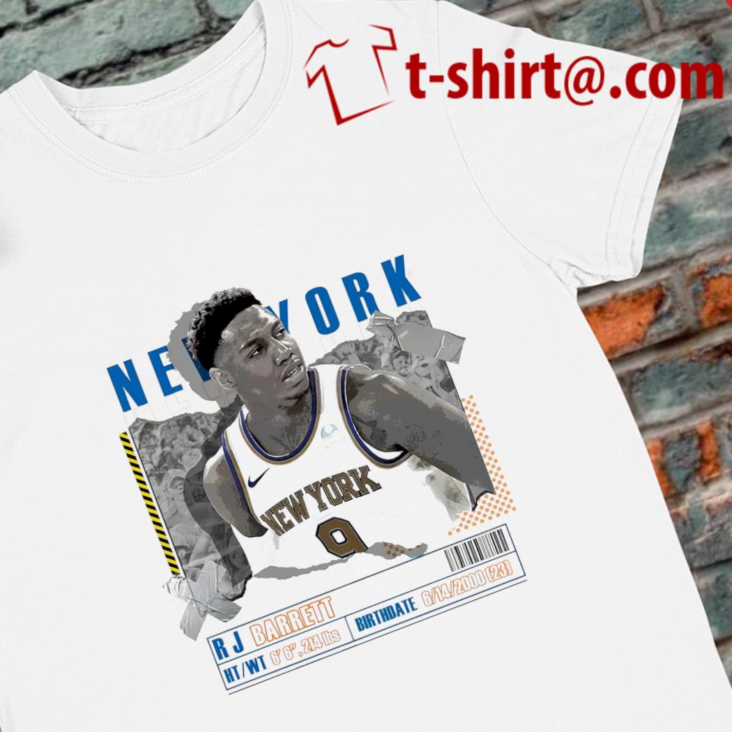 Premium rJ Barrett number 9 New York Knicks basketball player paper poster shirt
