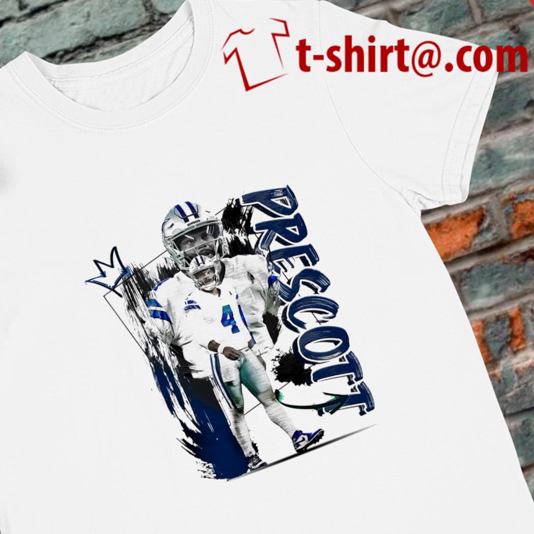 Top dak Prescott number 4 Dallas Cowboys football player pose poster 2024 shirt